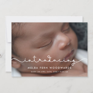 Einfaches niedliches Schriftart Einführung in das Ankündigung