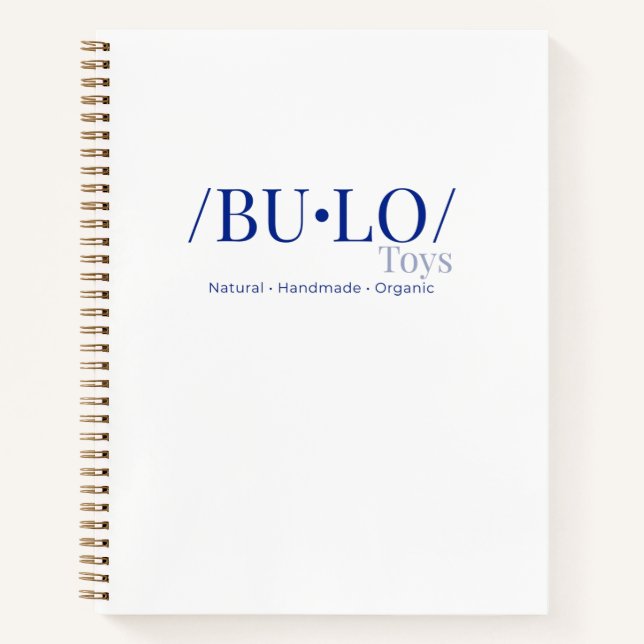 Einfaches Notebook Notizbuch (Vorderseite)