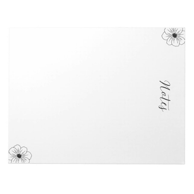 Einfaches Notepad Notizblock (Vorderseite)