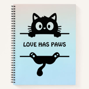 Einfaches Notizbuch Journal Katzenmutter Katze