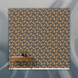 Einfaches Orangefarbenes Muster Holzkohle Hintergr Tapete