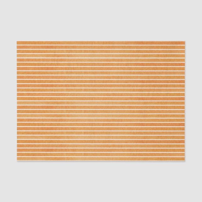 Einfaches Orangenstreifenpapier Seidenpapier (Vorderseite)