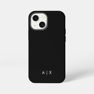 Einfaches Paar Name monogrammiert iPhone 13 Mini Hülle