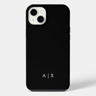 Einfaches Paar Name monogrammiert iPhone 14 Plus Hülle