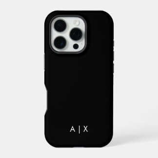 Einfaches Paar Name monogrammiert iPhone 16 Pro Hülle