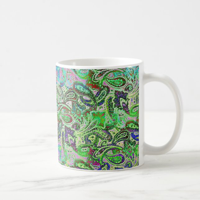 Einfaches Paisley 1 Kaffeetasse (Rechts)