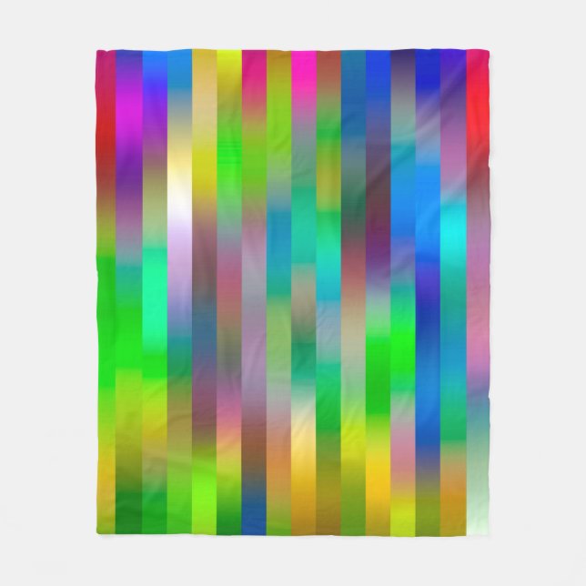 einfaches paralleles vertikales Linienmuster | ABS Fleecedecke (Vorderseite)