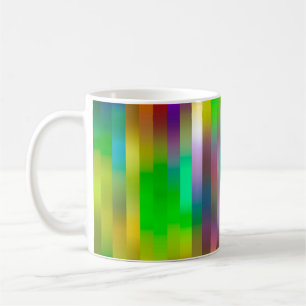 einfaches paralleles vertikales Linienmuster abs Kaffeetasse