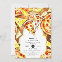 Einfaches Party Pizza Geburtstag