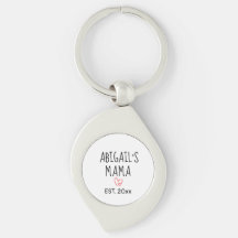 Einfaches Personalisiertes Mama-Geschenk mit Kinde