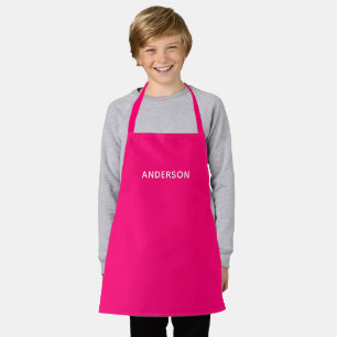 Einfaches personalisiertes Namensmonogramm Elega Schürze