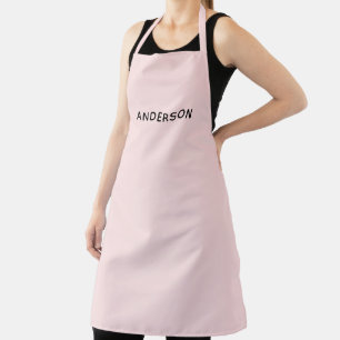 Einfaches personalisiertes Namensmonogramm Elega Schürze
