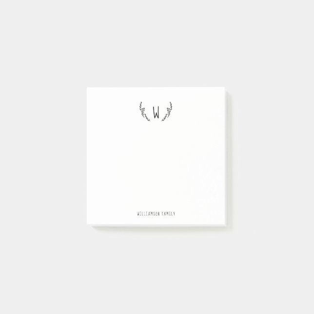 Einfaches personalisiertes post-it klebezettel (Vorderseite)