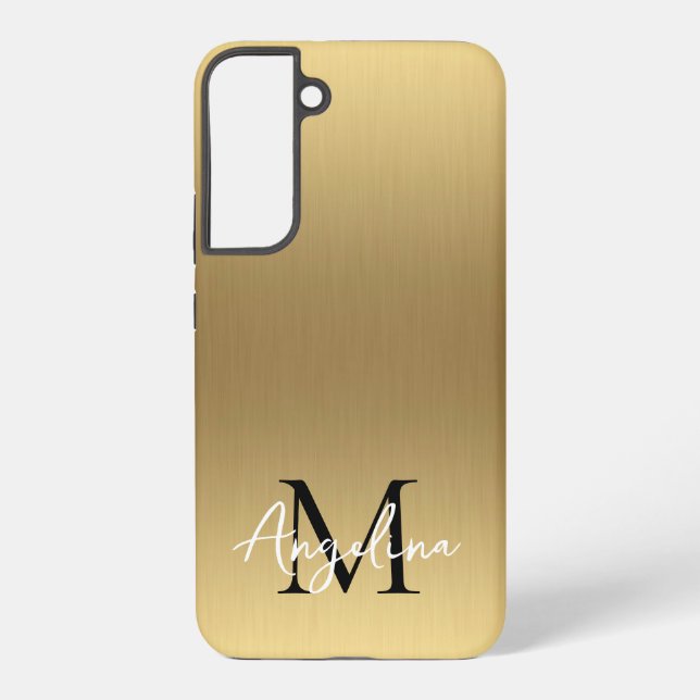 Einfaches Personalisiertes Samsung Galaxy Case Hülle (Rückseite)