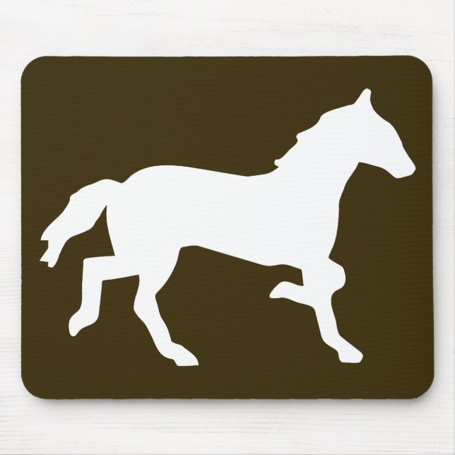 einfaches Pferd Mousepad (Vorne)