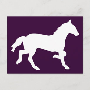 einfaches Pferd Postkarte