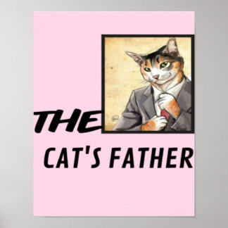 Einfaches Plakatangebot für Katzenliebhaber Poster