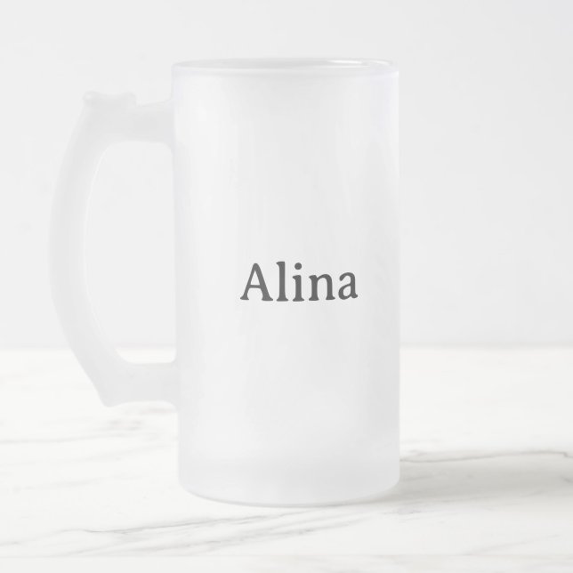 Einfaches professionelles Geschäft 16 oz Mattglas Bierglas (Links)