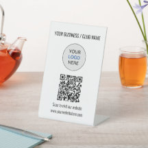 Einfaches QR-Code Logo Website Pedestzeichen