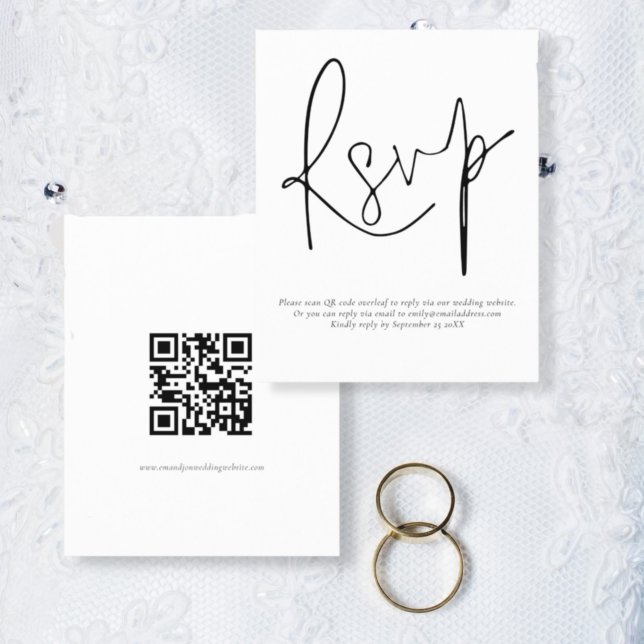 Einfaches QR Code Skript Hochzeit RSVP (Von Creator hochgeladen)