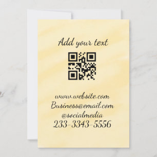 Einfaches QR-Code, um den Klassiker Ihres Namens h Einladung