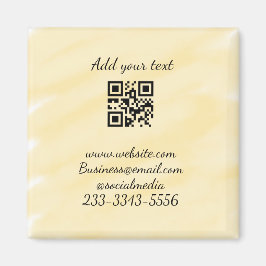 Einfaches QR-Code, um den Klassiker Ihres Namens h Magnet