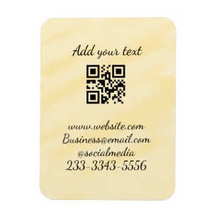 Einfaches QR-Code, um den Klassiker Ihres Namens h Magnet