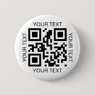Einfaches QR-Code und benutzerdefinierte Textwerbu Button
