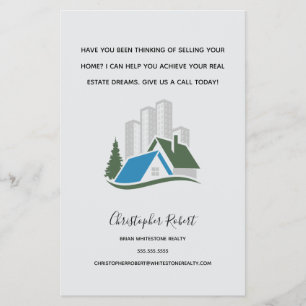 Einfaches Real Anwesen Flyer