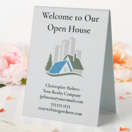 Einfaches Real Anwesen Tischaufsteller