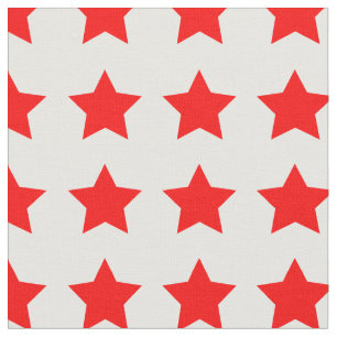Einfaches Red Star-Muster Stoff
