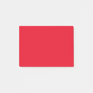 Einfaches Rot Post-it Klebezettel