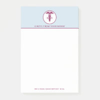 Einfaches rotes Caduceus Krankenzeichen