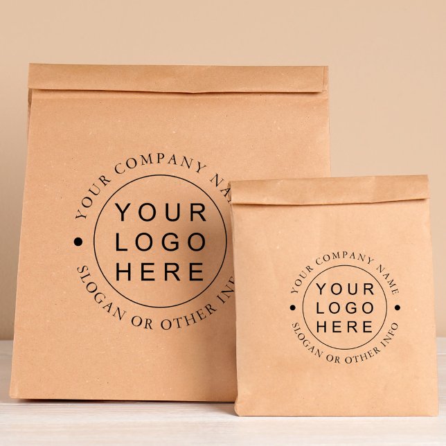 einfaches Round-Business-Logo Gummistempel (Von Creator hochgeladen)