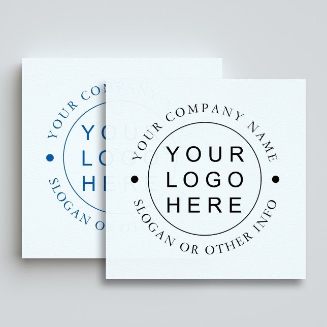 einfaches Round-Business-Logo Permastempel (Von Creator hochgeladen)