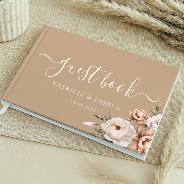 Einfaches Rustikales Boho Hochzeitsgästebuch Gästebuch (Von Creator hochgeladen)