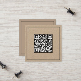 Einfaches Scan-Code QR Telefonnummerkarte