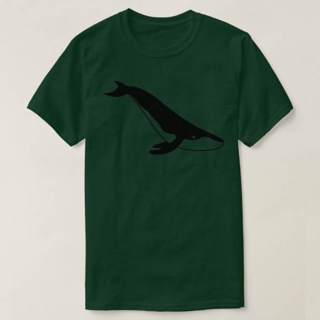 Einfaches Schwarz auf Weiß 21 T-Shirt (Design vorne)