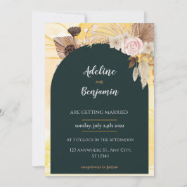 Einfaches Schwarz-Weiß-Overlay-Foto - Einladung zu