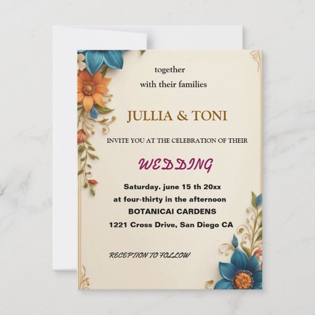 Einfaches Schwarz-Weiß-Overlay-Foto - Einladung zu (Vorderseite)