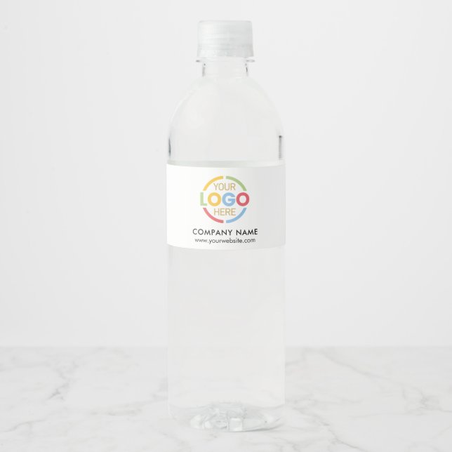 Einfaches Schwarz-weißes Business-Logo mit elegant (Vorderseite)