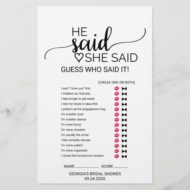 Einfaches Schwarzes Kalligrafisches Hochzeitsstimo (Vorderseite)