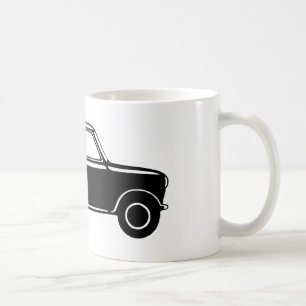 Einfaches schwarzes Mini Kaffeetasse