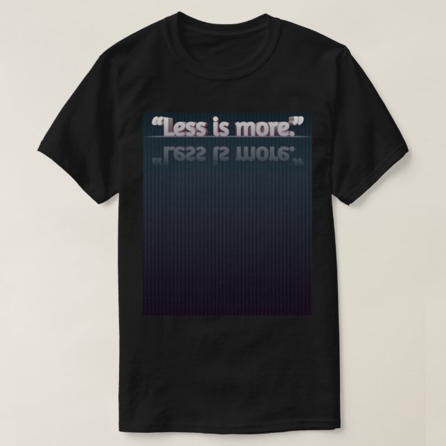Einfaches schwarzes T-Shirt  (Design vorne)