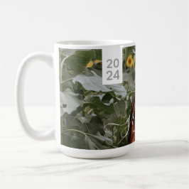 Einfaches Script-Abschluss-Foto Kaffeetasse