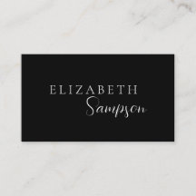 Einfaches Script-Individuelle Name Schwarz