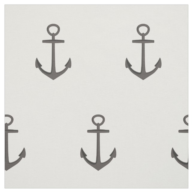 Einfaches Seeanker-Muster Stoff (Muster)