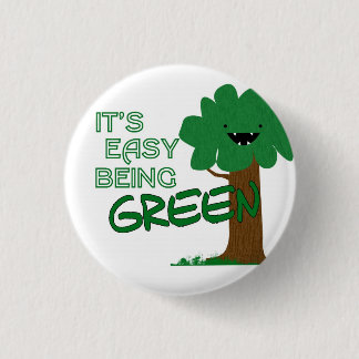 Einfaches Sein grüner Knopf Button