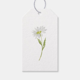 Einfaches Single Modernes Aquarellwasser-Frühling Geschenkanhänger