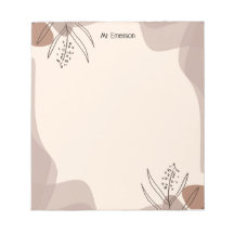 Einfaches Skizzen-Blumen-Notizbuch